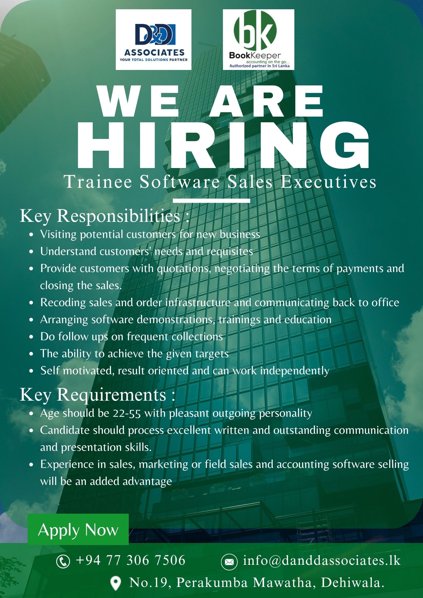 Software Sales Executive Job
